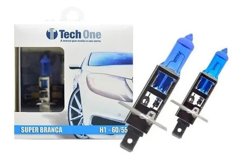 par lampada h1 super branca tech one
