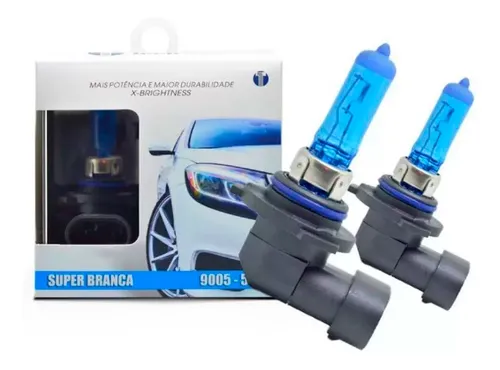 par lampada hb3 super branca tech one